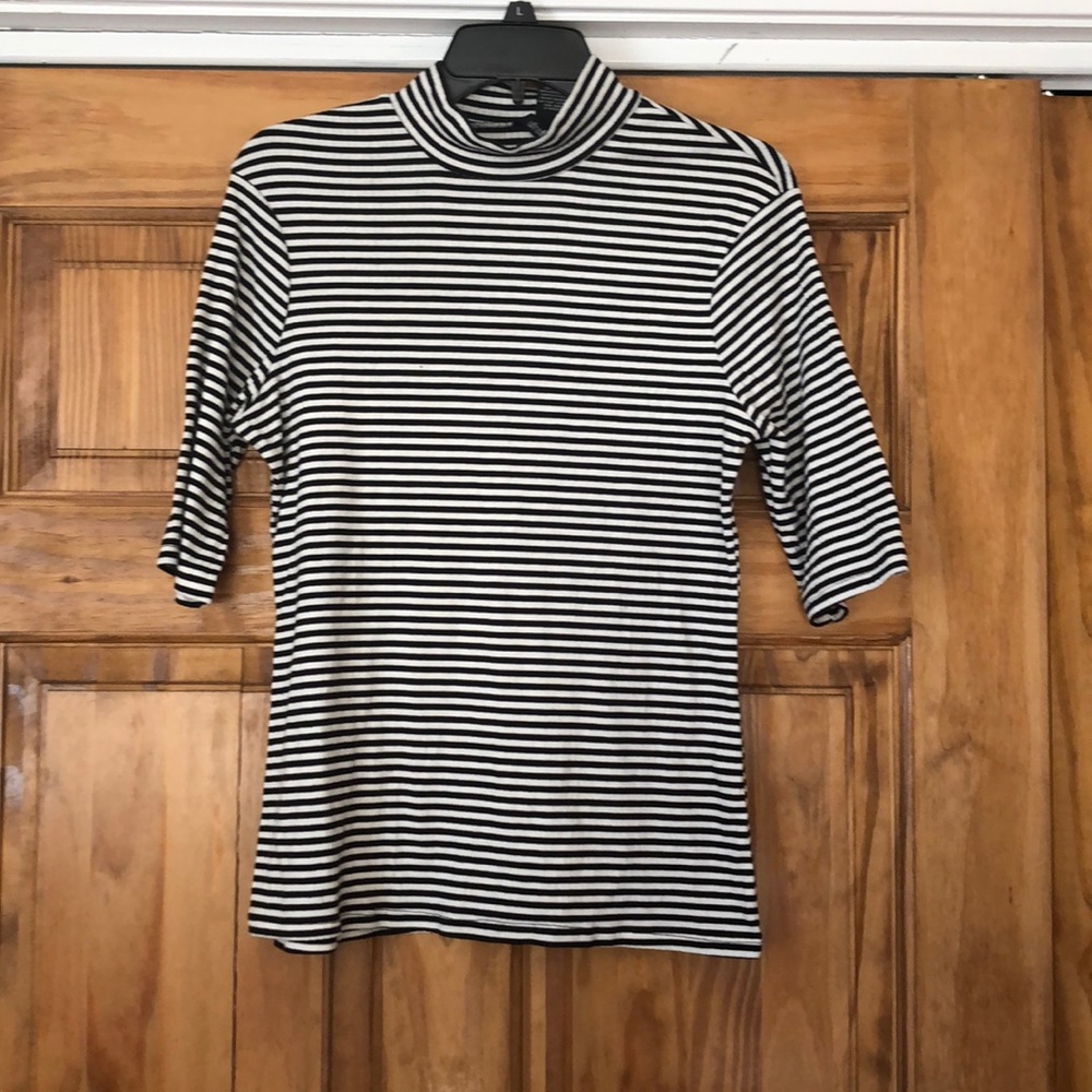 Black and white striped shirt